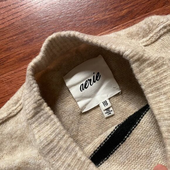 American Eagle Aerie Unreal Sweater Striped XXS - Picture 5 of 5
